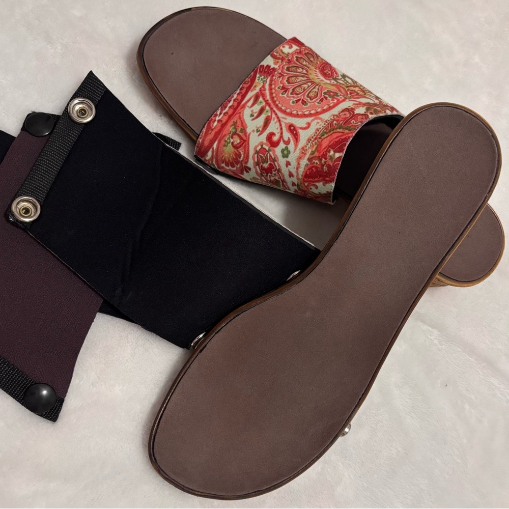 Onesole Corky Leisure Soft Step Wedge Sandals--EUC--6 - Picture 7 of 14